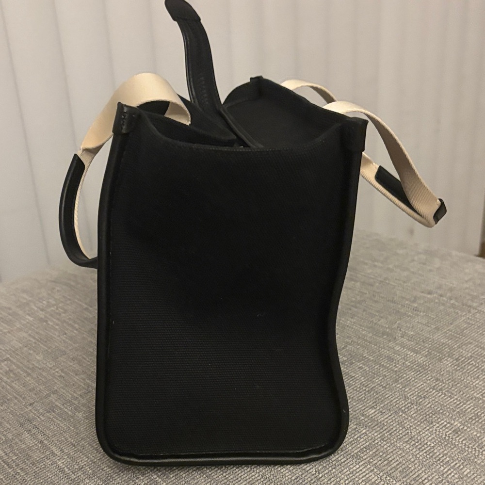 Kate Spade Black and Cream Canvas Tote Bag - Picture 5 of 8